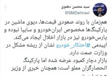 احتکار خودرو در پارس خودرو