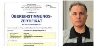 ذوب آهن اصفهان گواهینامه همولوگیشن را دریافت کرد