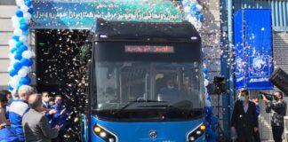 اتوبوس برقی ایرانخودرو دیزل استاندارد ۸۵ گانه دریافت کرد