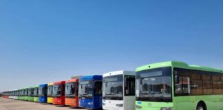 تحویل اولین سری از اتوبوسهای پیشرفته بهمن به شهرداری تهران