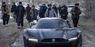 تصاویر اولین خودروی ساخت طالبان