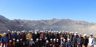 بازدید دانشجویان دانشگاه آزاد جیرفت از مس سرچشمه