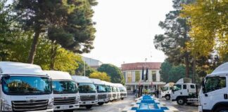 تحویل کامیون فورس بهمندیزل به سازمان پسماند شهرداری تهران