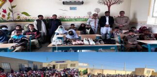 توزیع 1400 جفت کفش بین دانشآموزان روستاهای همجوار معدن مس چهلکوره زاهدان