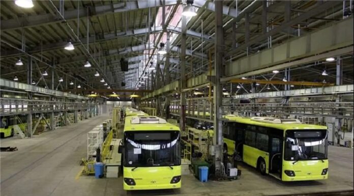 تولید ۵۸۰ دستگاه اتوبوس از ابتدای سال