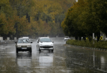 رگبار باران و رعد و برق در غرب کشور