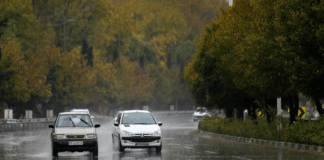 رگبار باران در شمال و جنوبشرق کشور