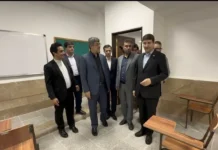 افتتاح مدرسه ۱۵ کلاسه چادرملو در اردکان