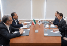 دیدار وزیر صمت با وزیر تجارت اوراسیا