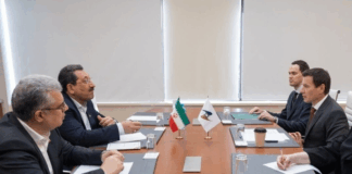 دیدار وزیر صمت با وزیر تجارت اوراسیا