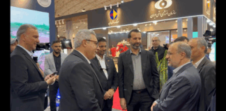 بازدید معاون معدنی وزیر صمت از غرفه چادرملو در متافو تبریز