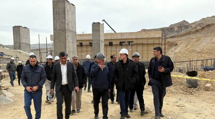بازدید مدیرعامل شرکت مس از اَبَرپروژه تغلیظ مجتمع سرچشمه